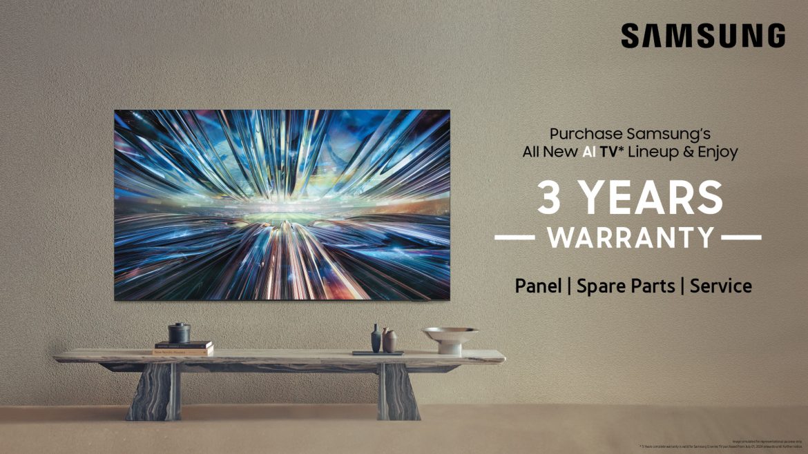 3-years’ Complete Warranty on selected Samsung TVs (002)