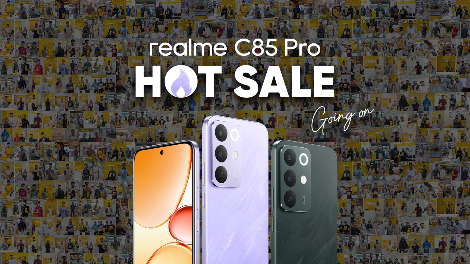 দেশজুড়ে রিয়েলমি সি৮৫ প্রো’র হট সেল শুরু, ক্রেতাদের ভিড়!